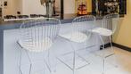 Barstoelen Bertoia, Huis en Inrichting, Ophalen, Met voetsteun, 60 tot 90 cm, Zo goed als nieuw
