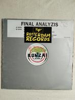 Bonzai - Final Analyzis El Punto Final EP, Cd's en Dvd's, Vinyl | Dance en House, Ophalen of Verzenden, Gebruikt, 12 inch, Techno of Trance