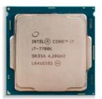 Intel Core i7 7700K 4.2GHz CPU met Socket LGA 1151, Computers en Software, Ophalen of Verzenden, Gebruikt