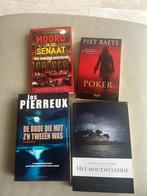 Pakket 4x thrillers Belgische auteurs - goede staat - 3+1, Boeken, Ophalen of Verzenden, Zo goed als nieuw, Piete Baete, België