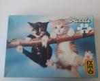 Puzzel katten 240 stukken, Hobby en Vrije tijd, Ophalen of Verzenden, Minder dan 500 stukjes, Zo goed als nieuw, Legpuzzel