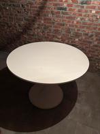 Ronde witte tafel ikea, Huis en Inrichting, Tafels | Eettafels, Ophalen, Gebruikt, Rond