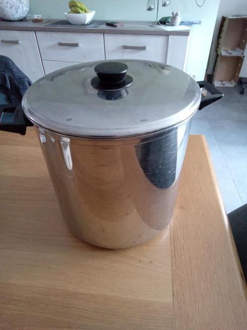 Marmite ou faitouts inox, Huis en Inrichting, Keuken | Potten en Pannen, Gebruikt, Inox, Ophalen