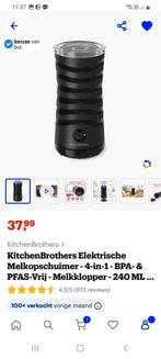 Nieuwe melkopschuimer., Ophalen