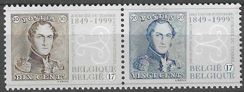 Belgie 1999 - Yvert/OBP 2817-2818 - Dag v.d. Postzegel (PF), Timbres & Monnaies, Timbres | Europe | Belgique, Affranchi, Maison royale