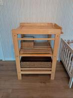 Verzorgingstafel met mand, Kinderen en Baby's, Kinderkamer | Commodes en Kasten, Gebruikt, Minder dan 75 cm, 50 tot 70 cm, 105 cm of meer