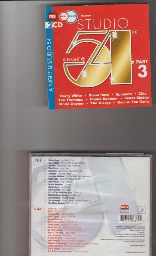 €1- 2cd's Boxset Studio 54, CD & DVD, CD | Compilations, Pop, Coffret, Enlèvement ou Envoi