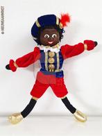 Authentieke Etos etalage zwarte Piet pop - 45cm, blauw/rood, Diversen, Sinterklaas, Verzenden