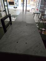 Winkeltoonbank winkeltoog met Carrara wit marmer blad, Aankleding binnen, Ophalen, Gebruikt, Inrichting