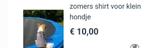 T-shirt voor mini hondje, Ophalen of Verzenden, Zo goed als nieuw