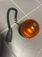 Oranje zwaailamp met stekker en zuignap, Ophalen of Verzenden