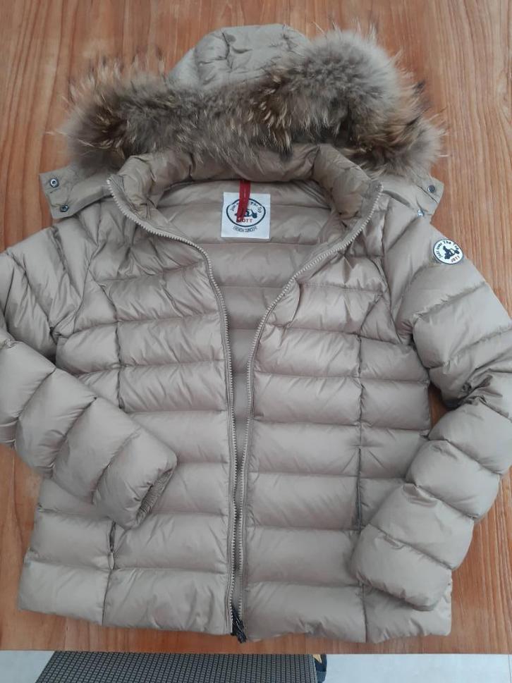 Superbe veste Jott luxe, Kleding | Dames, Jassen | Winter, Zo goed als nieuw, Maat 42/44 (L), Beige, Ophalen of Verzenden