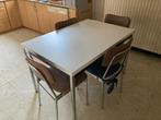 Keukentafel met 6 stoelen, Huis en Inrichting, Tafels | Eettafels, Ophalen, Gebruikt, Klassiek, Vijf personen of meer