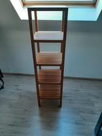 Houten rek h 1,50 m, Huis en Inrichting, Badkamer | Badkamermeubels, Ophalen, Zo goed als nieuw