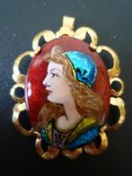 Gesigneerde emaille hanger van Limoges, Ophalen of Verzenden, Zo goed als nieuw