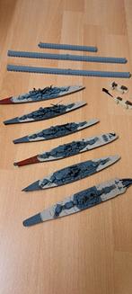 zes 1/1200 slagschepen Minic, Hobby en Vrije tijd, Ophalen of Verzenden, Gebruikt, 1:200 of kleiner, Overige merken