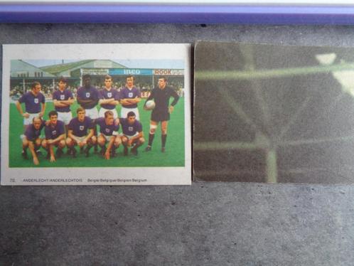 VOETBAL PRENT  KAART  ANDERLECHT JAREN 60 REEKS BENFICA P, Hobby en Vrije tijd, Stickers en Plaatjes, Verzenden