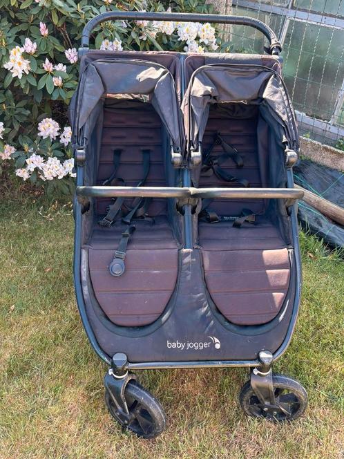 Dubbele buggy - tweelingbuggy, Kinderen en Baby's, Tweelingen en Meerlingen, Zo goed als nieuw, Ophalen