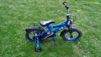 Blauwe kinderfiets 14 inch, Fietsen en Brommers, Ophalen, Zijwieltjes, /, Minder dan 16 inch