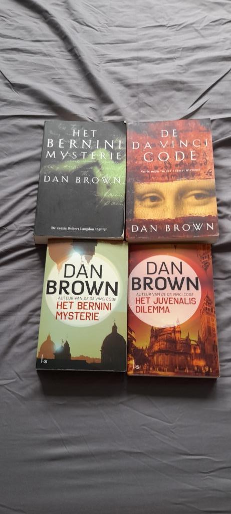 Dan Brown boekencollectie, Livres, Thrillers, Utilisé, Enlèvement ou Envoi