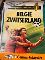 Affiche rode duivels wedstrijd WK qual 90, Verzamelen, Ophalen of Verzenden, Nieuw, Poster, Plaatje of Sticker