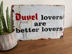 Metalen reclamebord Duvel, Ophalen of Verzenden, Nieuw, Reclamebord, Plaat of Schild, Duvel