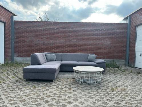 PRACHTIGE GRIJZE HOEKZETEL |  FREE DELIVERY | ‼️, Huis en Inrichting, Zetels | Zetels, Zo goed als nieuw, Hoekbank, Vierpersoons of meer