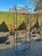 Shelf in Chrome and smoked glass 1970, Huis en Inrichting, Ophalen