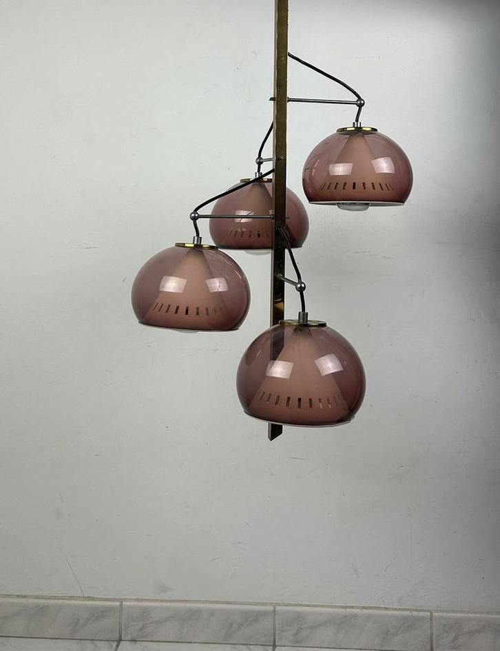 Vintage Italiaanse hanglamp Lamter Milaan, Antiek en Kunst, Antiek | Verlichting, Ophalen of Verzenden