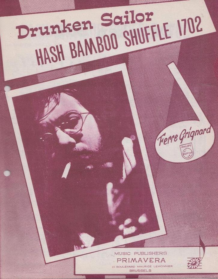 Ferre Grignard – Drunken Sailor / Hash Bamboo Shuffle 1702, Muziek en Instrumenten, Bladmuziek, Gebruikt, Artiest of Componist