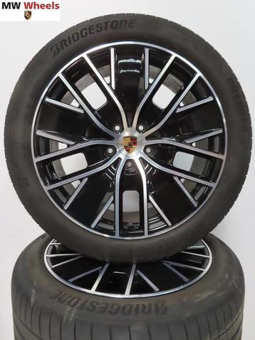 Originele Porsche Macan EV 21 inch velgen met zomerbanden beschikbaar voor biedingen