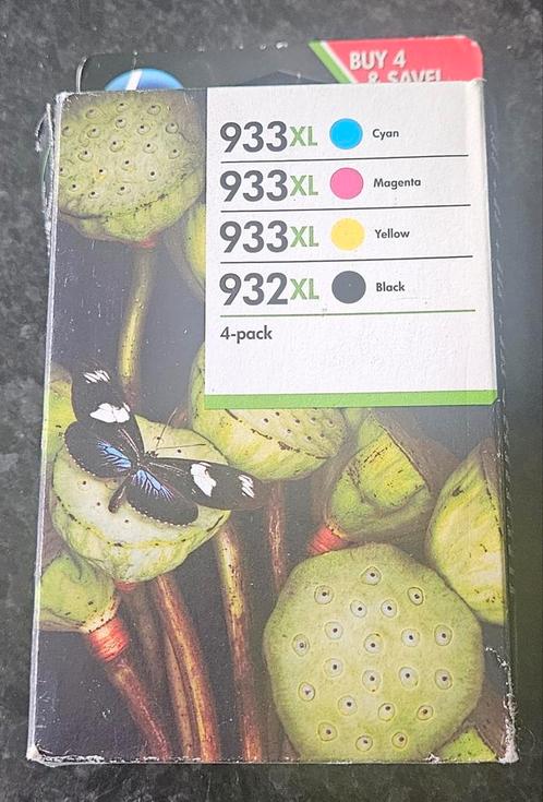 932XL Black/933XL Cyan/Magenta/Yellow 4-pack Original Ink Ca, Computers en Software, Printerbenodigdheden, Zo goed als nieuw, Cartridge