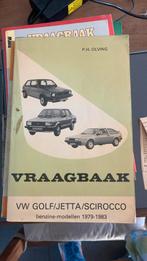 Vraagbaak VW golf Jetta sciirocco, Auto diversen, Handleidingen en Instructieboekjes, Ophalen of Verzenden