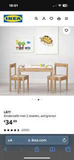Kindertafel Ikea - hout met wit, Kinderen en Baby's, Ophalen, Nieuw