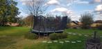trampoline met net, Gebruikt, Ophalen of Verzenden