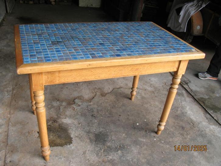 Table de cuisine, Huis en Inrichting, Tafels | Eettafels, Gebruikt, 50 tot 100 cm, 100 tot 150 cm, Vijf personen of meer, Rechthoekig