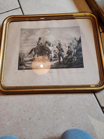 Très ancienne gravure beschikbaar voor biedingen