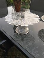 Oude taart schotels op voet, Antiek en Kunst, Ophalen of Verzenden