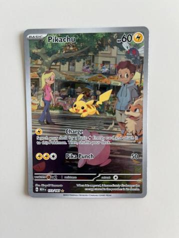 Pikachu 173/165 - Pokémon 151 disponible aux enchères