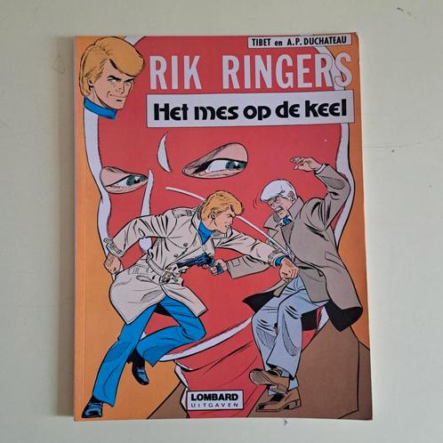 Rik Ringers Het mes op de keel eerste druk, Boeken, Stripverhalen, Zo goed als nieuw, Ophalen of Verzenden