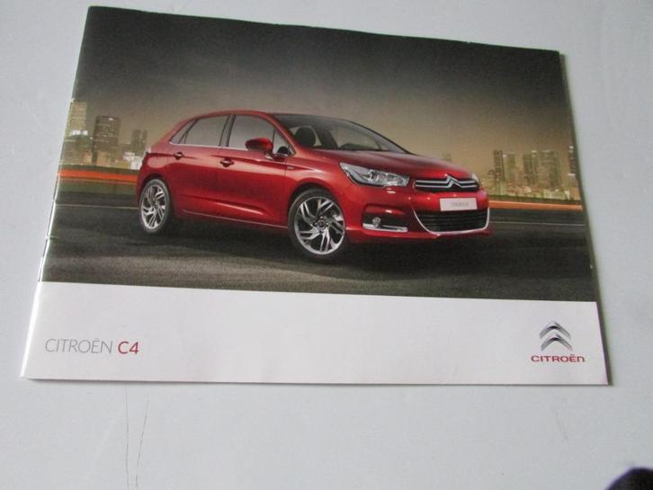CITROËN C4, BROCHURE, Livres, Autos | Brochures & Magazines, Comme neuf, Citroën, Envoi