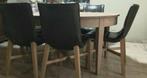 set van 6 stoelen, Huis en Inrichting, Stoelen, Ophalen, Gebruikt, Hout, Vijf, Zes of meer stoelen