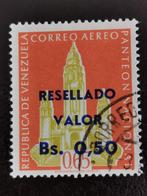 Venezuela 1965 - surcharge RESELLADO VALOR, Affranchi, Amérique du Sud, Enlèvement ou Envoi