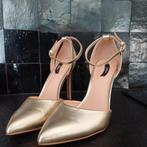 Gouden dames schoen met hak ( 40 ), Ophalen of Verzenden, Zo goed als nieuw