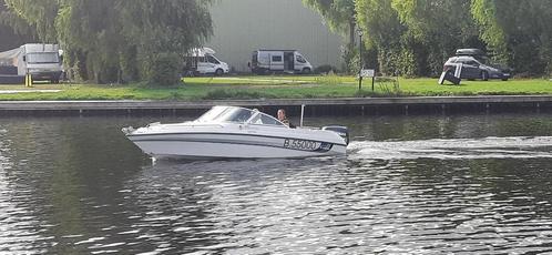 leuke snelle speedboot te koop, Watersport en Boten, Speedboten, Gebruikt, 3 tot 6 meter, Benzine, 70 tot 120 pk, Polyester, Buitenboordmotor