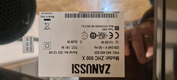 Zanussi dampkap, Elektronische apparatuur, Afzuigkappen, Nieuw, Ophalen