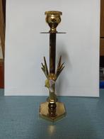 Gouden kaarshouder van 18 cm, Antiek en Kunst, Ophalen of Verzenden