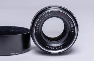 Zeiss Planar 50 mm F/1.4 T* voor Canon, lichtsterke TOPLENS  beschikbaar voor biedingen