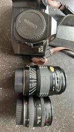 Canon EOS 650 met Sigma zoom en Canon 35-70 mm, Audio, Tv en Foto, Ophalen of Verzenden, Zo goed als nieuw, Zoom