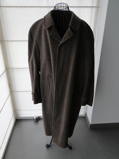 Geruite loden voor heren - maat 56, Kleding | Heren, Jassen | Winter, Zo goed als nieuw, Maat 56/58 (XL), Bruin, Ophalen of Verzenden